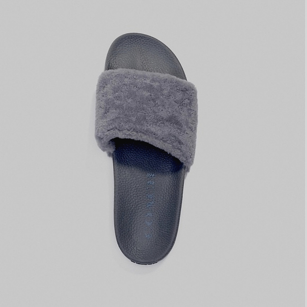 Coach Slide With Shearling - Picture 7 of 8